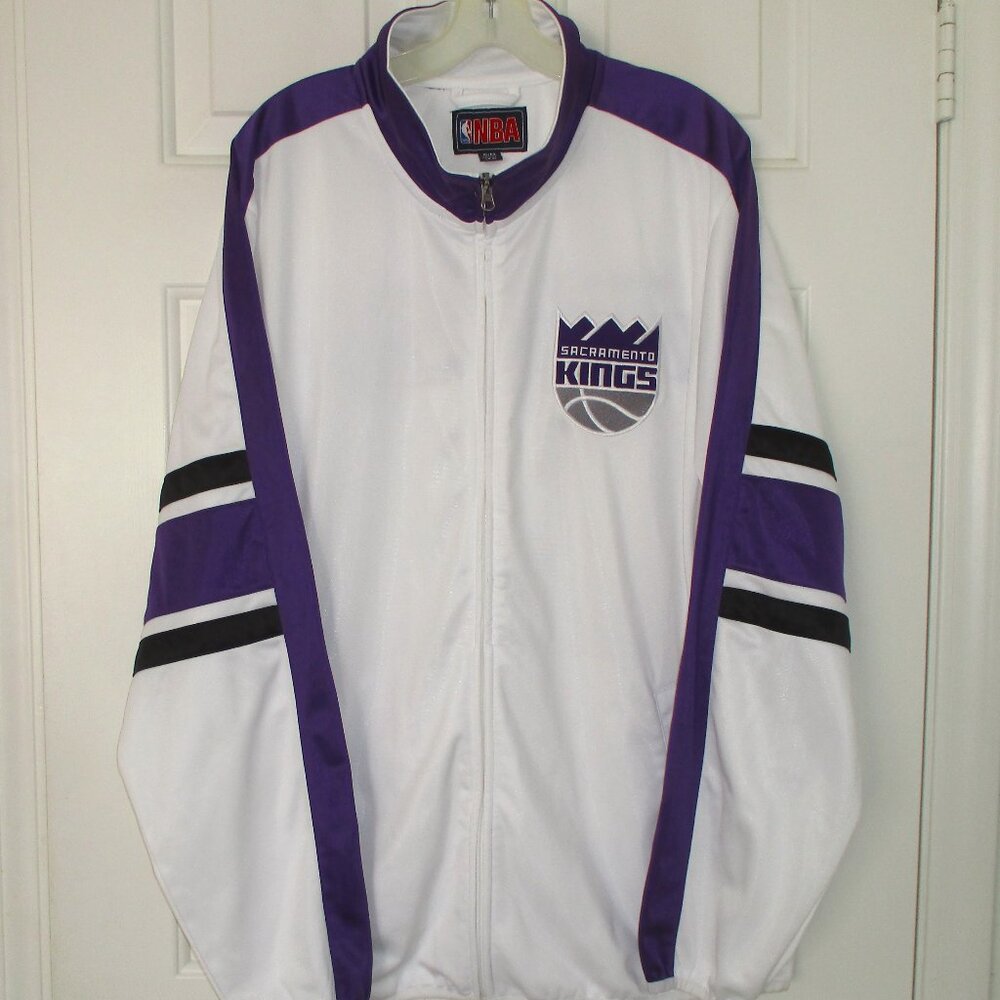NBA Mens L/S Sacramento Kings Basketball Full Zip Jacket NWOT - Size XL